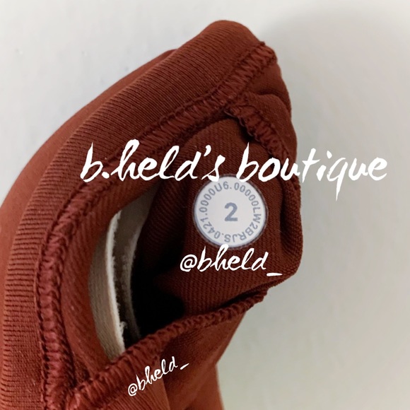 lululemon Ebb To Street Bra in Date Brown Size 2 Brand New NWT - Picture 13 of 14